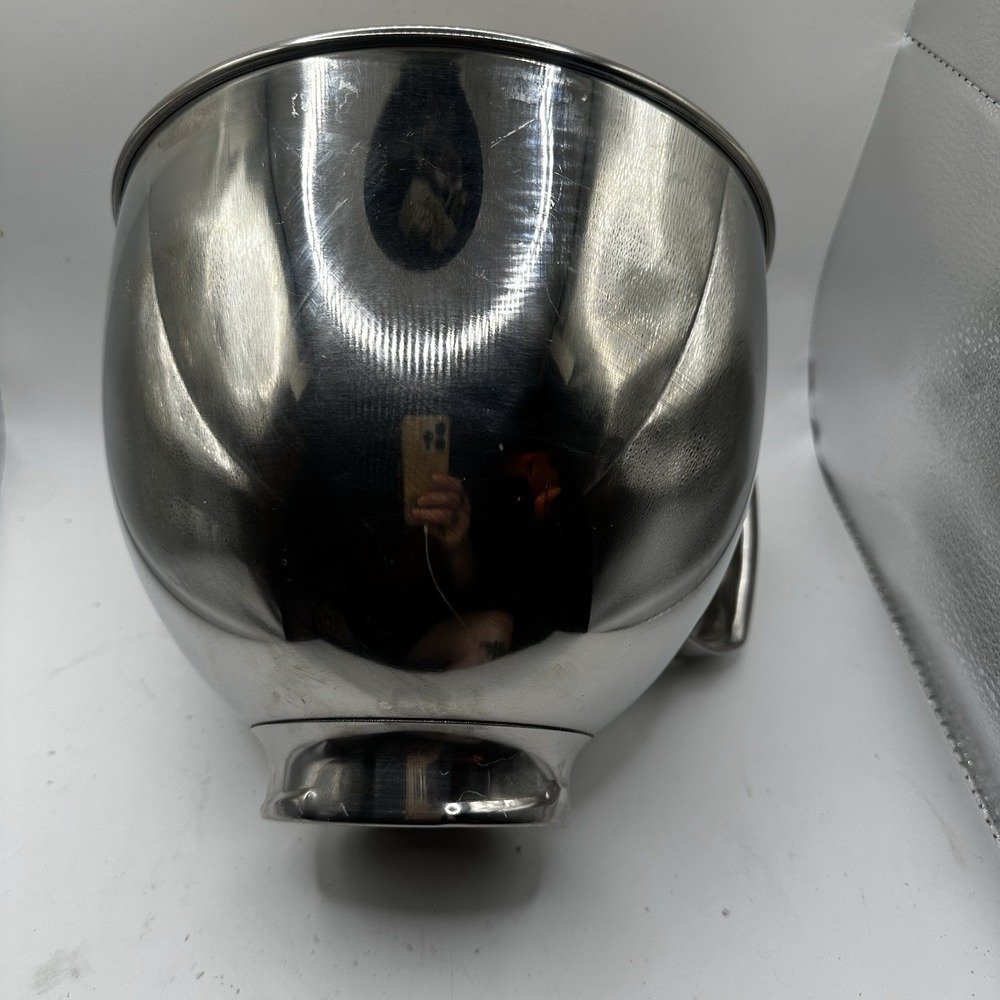 KitchenAid Tilt Head Mixer 5 Qt Stainless Steel Replt Mixing Bowl KSM150 - Picture 2 of 9
